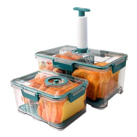 CTANCIFANG Bread Box for Homemade 2 Pack 7.5L +2.5L Large Sizes, Airtight Bread Container with Time Recording Lid Storage for Kitchen Countertop, Toast and Cookies