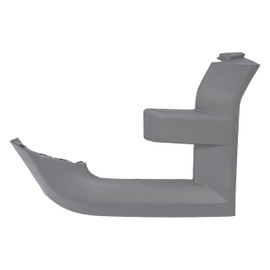 HECASA Right Headlight Bezel Compatible with 2015-2017 Ford F150 Replacement for FL3Z17C754AA Headlamp Molding Cover Door Front Lamp Bezel Trim Plastic(PP) Primed Gray Passenger Side