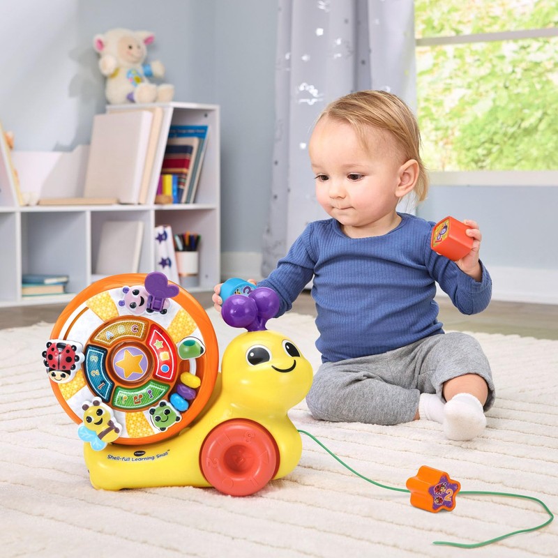 VTech Shell-full Learning Snail Pull Toy for Toddlers