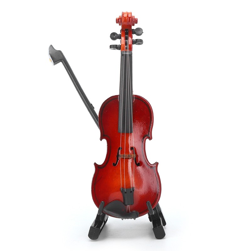 1/6 Violin Model Miniature Doll House Accessory Decoration Ornament Instrument