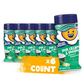 Kernel Season's Popcorn Seasoning, Sour Cream & Onion, 2.6 ounce (Pack of 6)