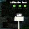 Etetale Solar Address Sign for Mailbox, RGB & Cool White