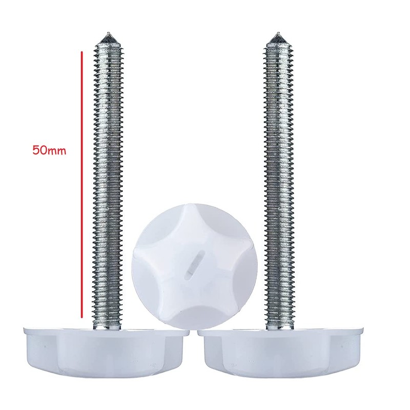 Just Accessories M8 HEADBOARD BOLTS SCREWS WITH FITTED WASHERS FIXINGS