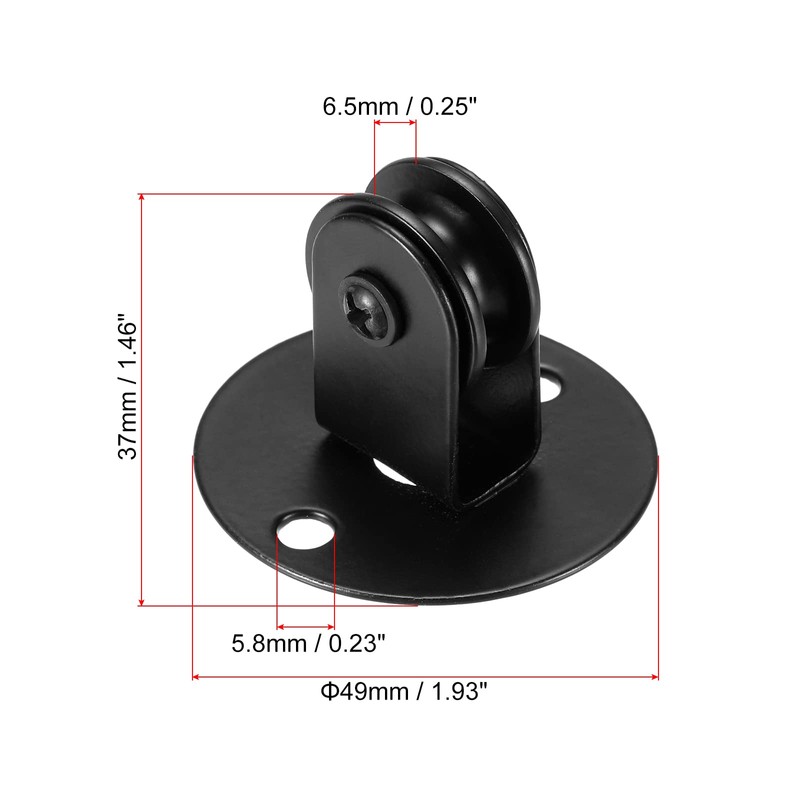 sourcing map Pendant Lamp Pulley Hanging Light Chandelier Pulley Lifting