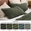 Bedsure Cotton Duvet Cover Set - 100% Cotton Waffle Weave