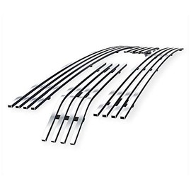 Off Roader eGrille Premium Stainless Steel Chrome 8x6 Horizontal Billet Grille Compatible with Ford F-250 F-350 F-450 F-550 2011-2016 XLT Lariat King Ranch Main Upper BGC-6F3172L