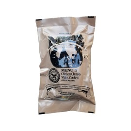 Ultimate 2018 US Military MRE Complete Meal Inspection Date January 2018 or Newer (Chicken Chunk)