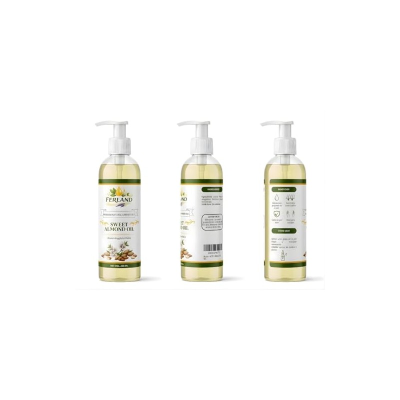 ACEITE DE ALMENDRAS DULCES DE CALIFORNIA 250 ML.