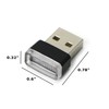 iJDMTOY Brilliant Red USB Plug-in Miniature/Nano LED Car Interior Ambient