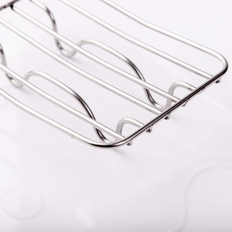 chelnLa Stainless Steel Soap Dish Simple Soap Dish