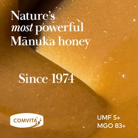 Comvita Manuka Honey (UMF 5+, MGO 83+) | New Zealand’s #1 Manuka Brand | Raw, Wild, Non-GMO | Superfood for Daily Vitality | 17.6 oz