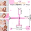 Gieehiol 5 in 1 Nail Magnet Tool Multi-function Nail Art