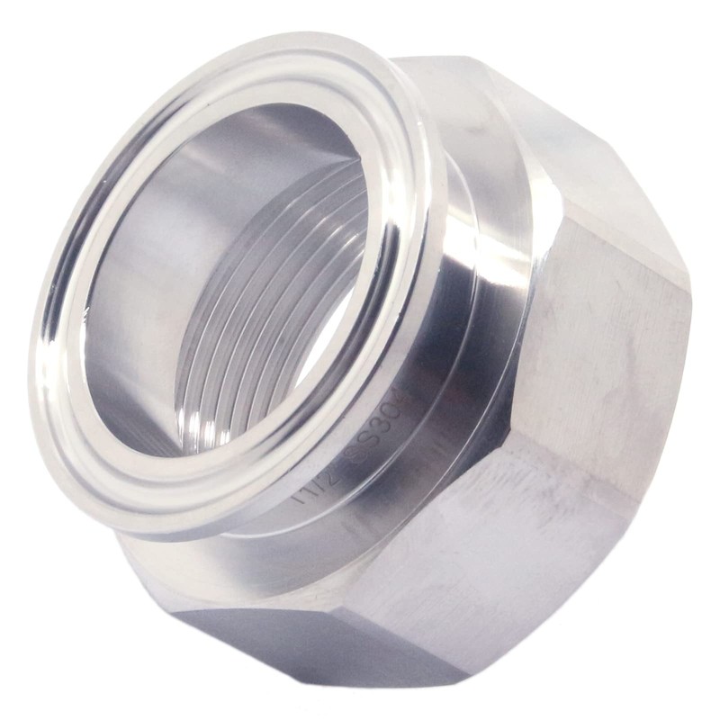 QiiMii SS304 Tri Clamp Female Adapter Mini Tri Clamp 1.5”