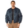 Rothco MA-1 Flight Jacket, 5XL, Navy Blue