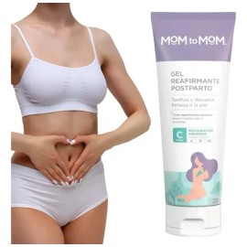 Mom To Mom Etapa C Gel Reafirmante Para Abdomen Mujer - 230ml - Con Romero Y Centella Asiática - Crema Reafirmante Corporal Para Flacidez Abdominal