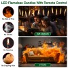 Flameless Floating LED Candles with Wand Remote 12 PCS Magic