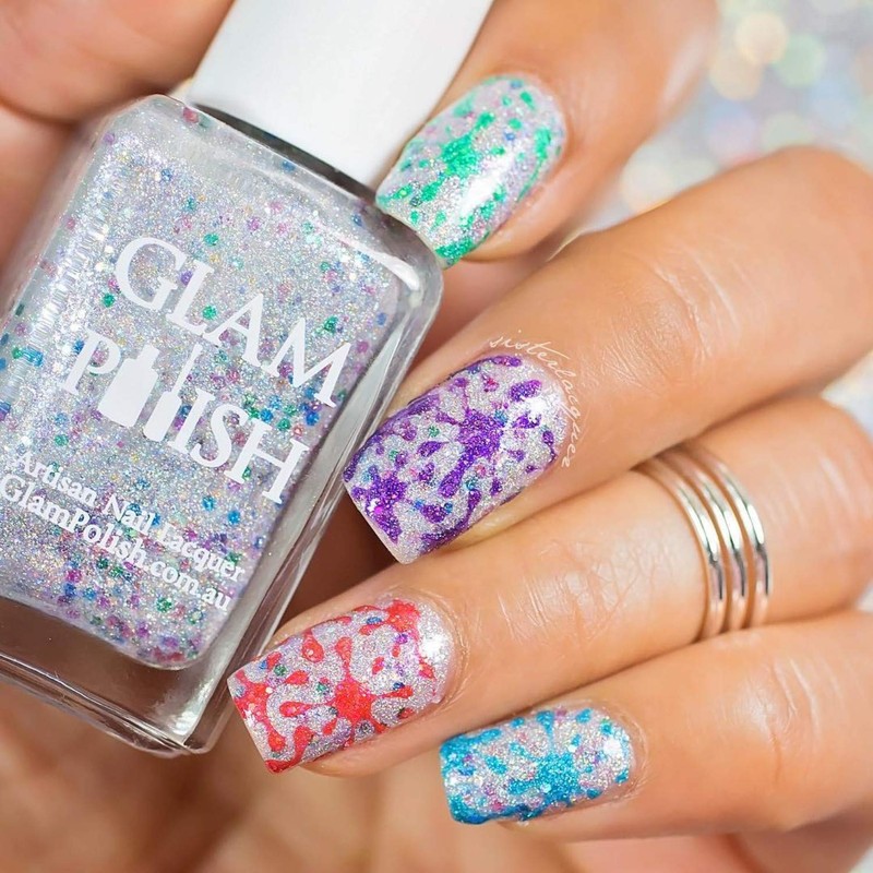 Whats Up Nails - Splatters Vinyl Stencils for Nail Art