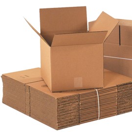 AVIDITI Shipping Boxes Small 12"L x 12"W x 12"H, 25-Pack | Corrugated Cardboard Box for Packing, Moving and Storage