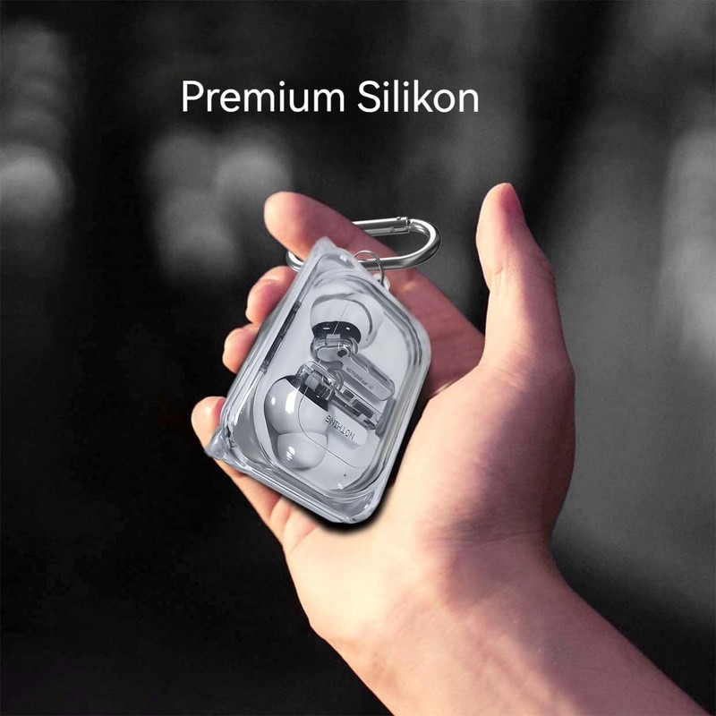 Case Compatible with Nothing Ear (a), TPU Clear Scratch-Resistant and