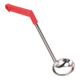 Soup Ladle Stainless Steel Anti Scald Multifunctional Curved Handle Kitchen Ladle for Home Cooking 50ML