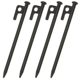 Seekdem SD-PG02SV-4P Orthodox Steel Pegs, Silver, Set of 4, 7.9 inches (20 cm), Lightweight, Outdoor, Camping, Set Up Tools