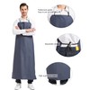 Nanxson Men's Women's Waterproof Apron Thickened PVC Work Apron Meat