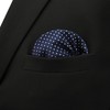 S&W SHLAX&WING Men Tie Necktie Dark Blue Navy Dot Classic