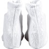 Kyoetsu Women's Lace, Tabi Cover, White, Black, white-2, 24.0 cm