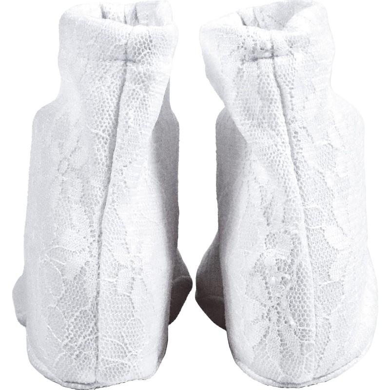 Kyoetsu Women's Lace, Tabi Cover, White, Black, white-2, 24.0 cm