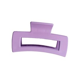 Pinzas Para El Cabello Moradas, Estilo Retro, Huecas, Para Mujer, Resistentes Y Grandes, Ideales Para Lavarse La Cara. Accesorios De Peinado Ultraligeros Para Niñas. Color Morado. Talla Úni
