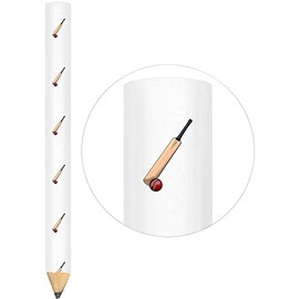 Azeeda 3 x 'Cricket Bat & Ball' Carpenter's Pencils (LP00023743)