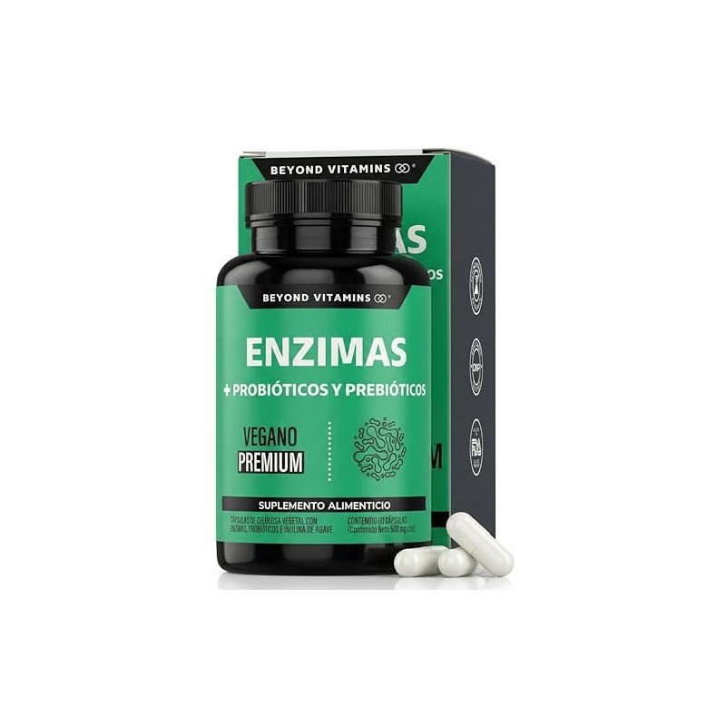 Enzimas Digestivas Probióticos Contiene Lactobacillus Acidophilus Proteasa Lactasa Lipasa Bromelina