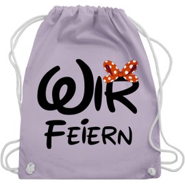 Shirtracer - Gym Bag Backpack - JGA Stag Night Women - We Celebrate Bow, 03 Pastel Purple, Unit size