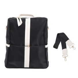 Women Backpack Purse Large Capacity Soft PU Leather Fashionable Casual Lady Backpack for Work Travel Shopping Black