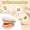 UAIAGM 4PCS Gold Grills for Teeth Single Tooth Cap Gold