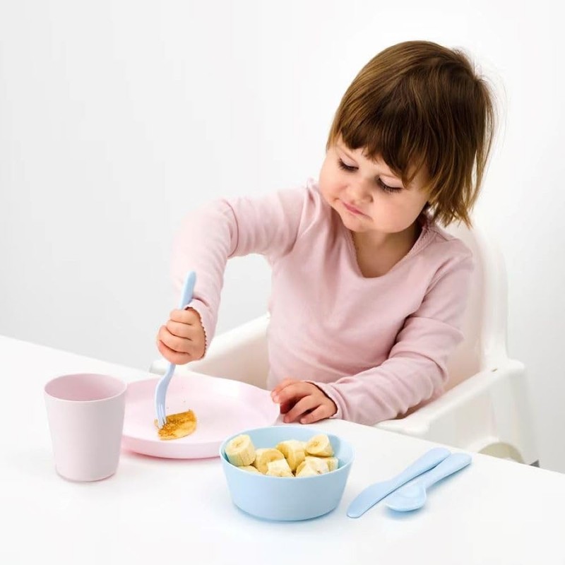 Kalas Unbreakable Plastic Kids/Adults Dinner/Lunch/Side Plate 6 Pack Multi Coloured