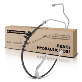 A-Premium Front Driver Brake Hydraulic Hose Compatible with Select Chevy, GMC and Isuzu Models - C6500 Kodiak/C6500 Topkick 2006-2009, C7500 Kodiak/C7500 Topkick 2003-2009, HTR/HVR 2005-2008