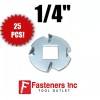 Redding Fasteners (Qty 25) 1/4" Anti-Turn Washers for Square Shouldered