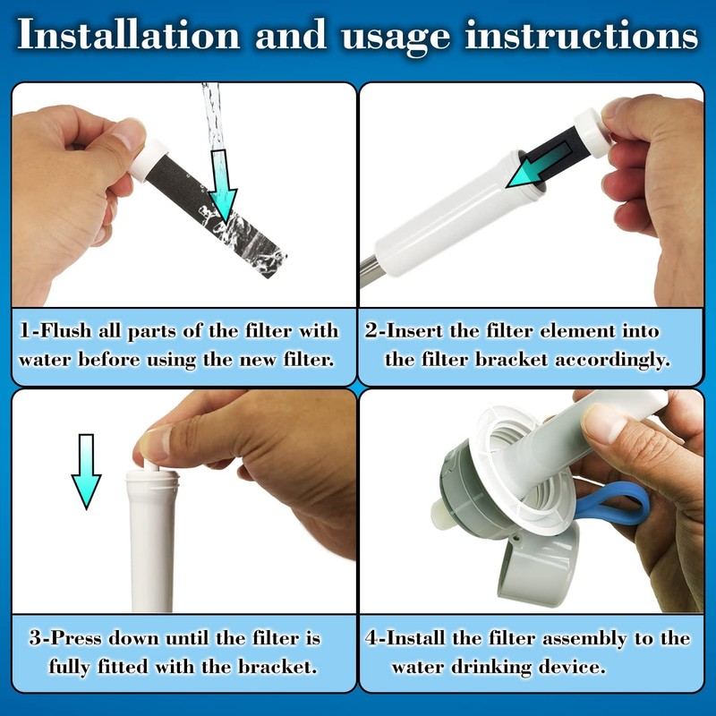 BB06 Water Bottle Filter Replacement for Brita BB06 Hard Sided