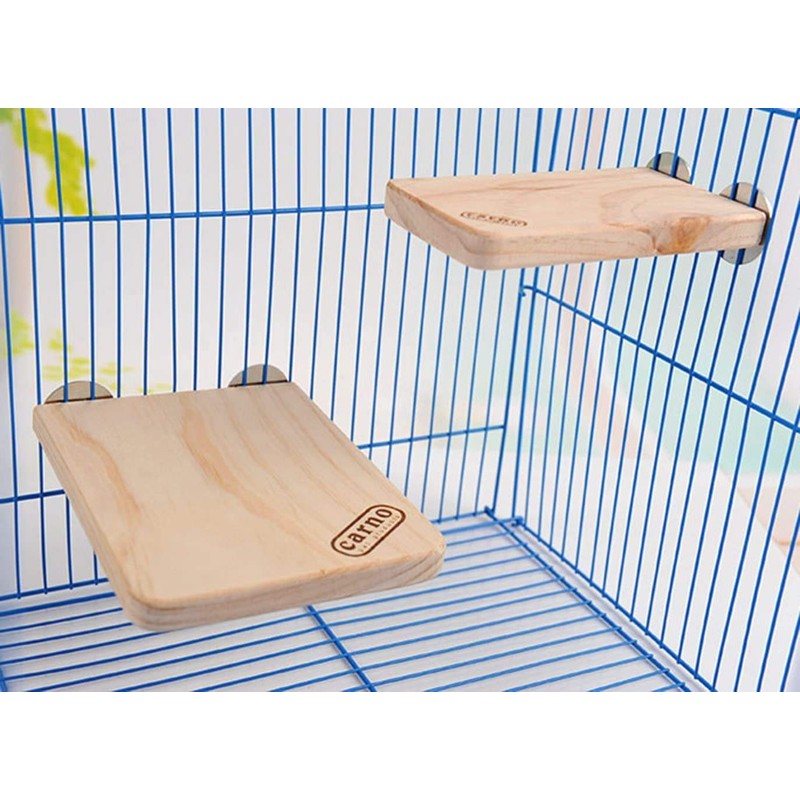 Litewoo Bird Wood Perch Platform Stand Shelf for Birds Budgie