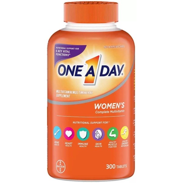 One A Day Women´s 300 Caps. Multivitaminico Mujer Bayer
