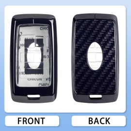 SK CUSTOM Black zinc Alloy Smart Key Case Cover Compatible with 2018-2022 Land Rover Discovery Range Rover Sport Evoque