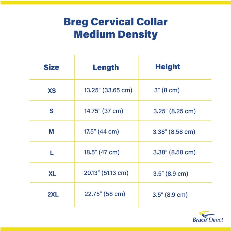 Breg Cervical Collar Medium Density L0120 - Comfortable Cervical Spine