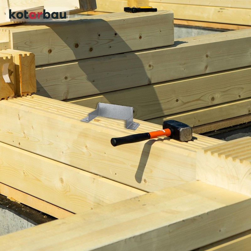 KOTARBAU® Joist hanger type A 160 mm wooden beam connector