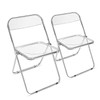 Canglong Folding Chair 2 Pack, Foldable Chairs with Sturdy Metal