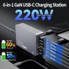 Copode 220W USB C Charger Block, 6-Port GaN USB C