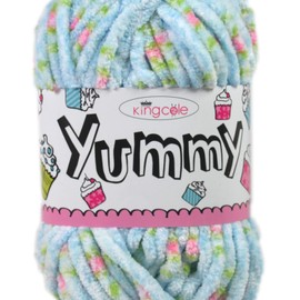 King Cole 1274744 Yummy Sherbet Rose Yarn - 120M, 50g