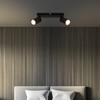 BRILONER - 2 GU10 Spotlight Ceiling Lights, max 9W, On/Off,