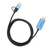 USB3.0 to HD Multimedia Interface Cable 5Gbps 1080P USB C