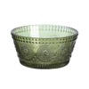 WAIT FLY Embossed Sunflower Glass Bowl Salad Bowl Candy Dish,